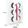 NOVO 3 pares 3D Mink cílios postiços pestanas com maquiagem Pinças Natural Longo 3d Mink Lashes pestana Extensão Eye Lash
