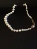 Fashion Classic 100 -￥rsjubileumsdesigner Pearl Necklace for Women Party Wedding Lovers Mors dag g￥va smycken f￶r brud med flanellv￤ska
