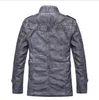 Nuova giacca invernale da uomo in pelle standard europea Cappotto da motociclista in pelle nera Giacca Rock n roll per uomo Giacca in pelle PU shearling