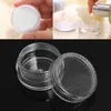 100pc 235g Probe Clear Creme Jar Mini Kosmetische Flaschen Behälter Transparent Topf für Nagelkunst kleiner klar dose für 7294238