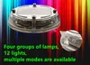4pcs Car RVB Wheel Light 4 Modes 12 LED RVB Car Auto Energy Flash Flash Wheel Light Light Decor Cover Car Styling7632032