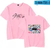 KPOP Stray Kids T Shirt StrayKids MINHO JISUNG WOOJIN CHANGBIN FELIX Coreano Streetwear Hip Hop T-shirt in cotone a maniche corte Donna