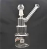 8 pulgadas Glass Bong matrix Perc Wax Dab Oil Rigs bong 14mm cubilete macho bong mini Bubblers reciclador Tubería de agua con quemador de aceite de vidrio