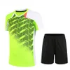 New badminton Tshirt men039s and women039s tennis shirts fastdrying table tennis shorts fastdrying breathable 4906455