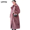 Inverno donne Faux Fur Coat donna pelo lungo giacca di lusso caldo allentato risvolto Spesso Plus Size cappotto oversize femminile peluche