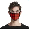 Plaid Pattern Mask 3d Mask Dustproof And Sandproof Outdoor Sports Fashion Imprimé Ice Silk Fabric Peut être lavé et réutilisé 27 Styles EEA1725