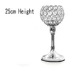 Nieuwe Crystal Candle Holders Metal Candlestick Glas Stand Voor Bruiloft Eettafel Centerpieces Vakantiehuis Decoratie Gift