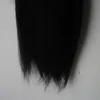Tape i mänskliga hårförlängningar grova yaki 100g kinky rak 100% riktiga remy mänskliga hårförlängningar 40pcs per förpackning sömlös tejp på hår