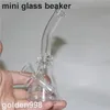 Hookahs Mini Water Bong 10mm Glas Bowl Smoking Pipe DAB Oil Rigs 4.72 Inch Percolator Tobacco Bongs