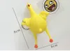 2019 Prezent Wielkanocny Spoof Trudny Śmieszne Gadżety Zabawki Zabawki Kurczak Całe jajko Kura Zatłoczona Stresowa Ball Keychain Relief Prezent