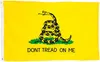 High Supply Gadsden-Flagge, Schlangenflagge, Tea-Party-Banner, Dont Tread On Me-Flagge, 90 x 150 cm, Rassel aus Polyester mit Ösen, doppelt genäht