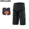 ARSUXEO Herren Outdoor-Sport-Radhose, schnell trocknend, Downhill-MTB-Shorts, wasserabweisend, Mountainbike, verstellbare Taille