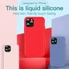 Custodia per telefono in silicone per iPhone 11 Pro Max XR XS XS x 8 Plus Cover originale di alta qualità con pacchetto al dettaglio Samsung note10 Plus S10e