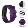 Pulseira para Fitbit Charge 3 Relógio Strap 6 cores Banda de acessório Sport Sport Sport de borracha para Fitbit Charge 3 Bracelete CH3P7854672