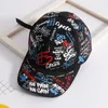 Quan Zhilong graffiti casquette de baseball lettres brodées coréen Harajuku hommes et femmes couples voyage chapeau plié casquette new3978176