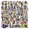 104pcs / lote adesivos adesivos DIY brinquedo Bagagem motor Mala de carro laptop skate graffiti impermeável dos desenhos animados jogos adesivos