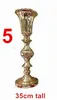 7 style can choose) Gold Candle Holders Metal Candlestick Flower Vase Table Centerpiece Event Flower Rack Road Lead Wedding decor best0629