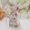 100pcslot New Creative Gift Box with Ribbon Wedding favors and gifts candy box Baby Shower Candy Boxes Birthday Party Decoration 9654968