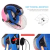 Motorcycle Helmet Bluetooth 4.2 Headphone Microphone Bicycle Helmet Earphone Handsfree Speaker Call Control with Handsfree NEW