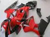 Injektion ABS plastfeoking kit för Honda CBR600RR 05 06 Röda svarta Fairings Set CBR600RR 2005 2006 FF07