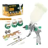 HVLP Paint Spray Gun Set 1.4mm 1.7mm 2.0mm Steel Nozzle Cars Painting Furnitures DIY Painting Kit Spray Gun Car Auto Repair Tool