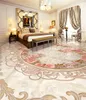 Modern Floor Painting Tile patterned 3D floor Mural-3d PVC Wallpaper Self-adhesive Floor Wallpaper-3d