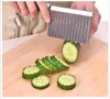 Kitchen Cooking Tools Stainless Steel Vegetable Fruit Wavy Cutter Potato Cucumber Carrot Waves Cutting Slicer Wave Knife Gardening Blade