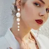 Imitation pearl earrings, female banquet dress, fashion matching, elegant atmosphere