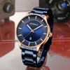 cwp CURREN orologio Relogio Masculino Moda maschile Orologio da uomo Cinturino in acciaio inossidabile da uomo al quarzo con data Regalo d'affari casual159C