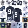 Custom PSU Penn State Football Jersey NCAA College Lenny Moore Sean Lee Jahan Dotson Devyn Ford Chris Godwin Aaron Maybin Brown Arrington