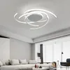 Nowoczesne LED Lampy sufitowe Aluminiowe żyrandole sufitowe Oświetlenie do salonu Sypialnia Dzieci Baby Room Plafon Avize