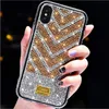 Design Caixa de telefone Bling para iPhone 11 Pro Max Xs Max XR XS iphone7P / 8P / 6P / 6SP 6 / 6S Moda Capa de Telefone de Luxo