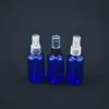 10pcs/lot 75ml Atomizer 캡이 포함 된 빈 화장품 용기 여행 플라스틱 리필 가능한 향수병 에센셜 오일 향수를위한 스프레이