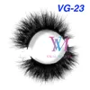 JOVO BEAUTY Fornitura Ciglia di visone 3D reali Ciglia morbide incrociate a strisce complete Ciglia di visone 19MM con modello in marmo Scatola di imballaggio personalizzata Ey7462543