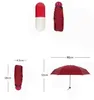 Parapluie à capsules coupe-vent pliant, poche transparente, Anti-UV, Compact, pluie, pour enfants