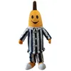 2019 Factory Direct New Bananer i Pajamas Mascot Kostymer Banan Kostymer för Halloween Party Event