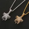 Iced out Tennis Chain Choker Necklace Chain Star Necklace Pendant Gold Silver Plated Mens Hip Hop Jewelry Gift