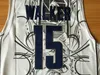 Maillot Kemba Walker # 15 UCONN Huskies Maillot de basket-ball cousu chaud S-XXL Bleu marine Blanc Livraison gratuite