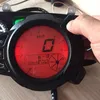 TKOSM Motorcykel LCD Digital Display Speedometer Tachometer Odometer 7 Färg Oljenivå RPM Speed ​​Meter Instrument för Yamaha BWS125