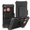Holster Case for Iphone11 IPHONE 12 MINI PRO MAX NOTE10 S20 S30 K51 A20 A10e A30 A70 A7 Rugged Tough Protection w/ Kickstand Belt Clip Cover