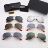 بيع 10pcs مصمم نظارات شمسية للرجال الصيف الظل UV400 حماية الرياضة نظارة شمس الرجال نظارات الشمس 18 الألوان 3034