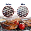 2019 Nowa Stal nierdzewna Grill Grill Cleaner Szczotka Trzy Drut Wiosna z uchwytem Trwałe szczotki do czyszczenia Non-Stick Outdoor BBQ Cleantool