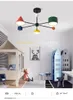 Nordic loft minimalist pendant lamp creative geometric macaron cartoon design bedroom children's room led hanging lighting