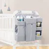 Bärbar Baby Crib Organizer Bed Hängande Väska För Baby Essentials Blöja Storage Cradle Bag Sillding Set