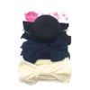 Neonate Neonate Fascia larga in nylon con fiocco Super Soft Knot Bow Nylon Head Wraps Turban papillon nappa accessori per bambini