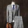 CustomAutumn en Winter Suits, Herenpakken, Britse heren Bruiloft Drie-delige jeugd Koreaanse versie CA