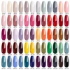 Sugar 122 Color Nail Gel Polish Set UV الورنيش شبه الدائم نقع قبالة جل ورنيش فن الأظافر مجموعة تجميع