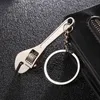 Creative Mini Wrench Keychain Metal Keyring Unisex Key Chain Wrench Key Ring Hand Tool Luggage Bag Pendant Gift Customizable VF1548