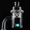 2020 New 25mm Quartz Banger Nail with Spinning Carb Cap and ruby Terp Pearl Female Male 10mm 14mm 18mm for Dab Rig Bong