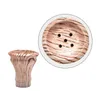 Water smoke fittings Ceramic water smoke porous imitation wood bowl smoke pot